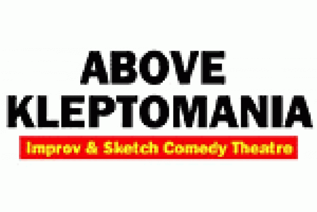 above kleptomania improv sketch comedy theatre logo 2086