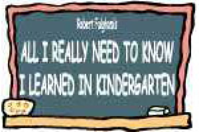 all i really need to know i learned in kindergarten logo 24959