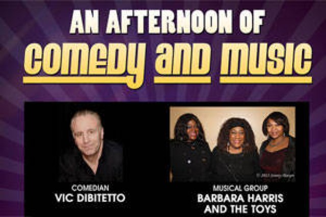 an afternoon of comedy and music logo 42753