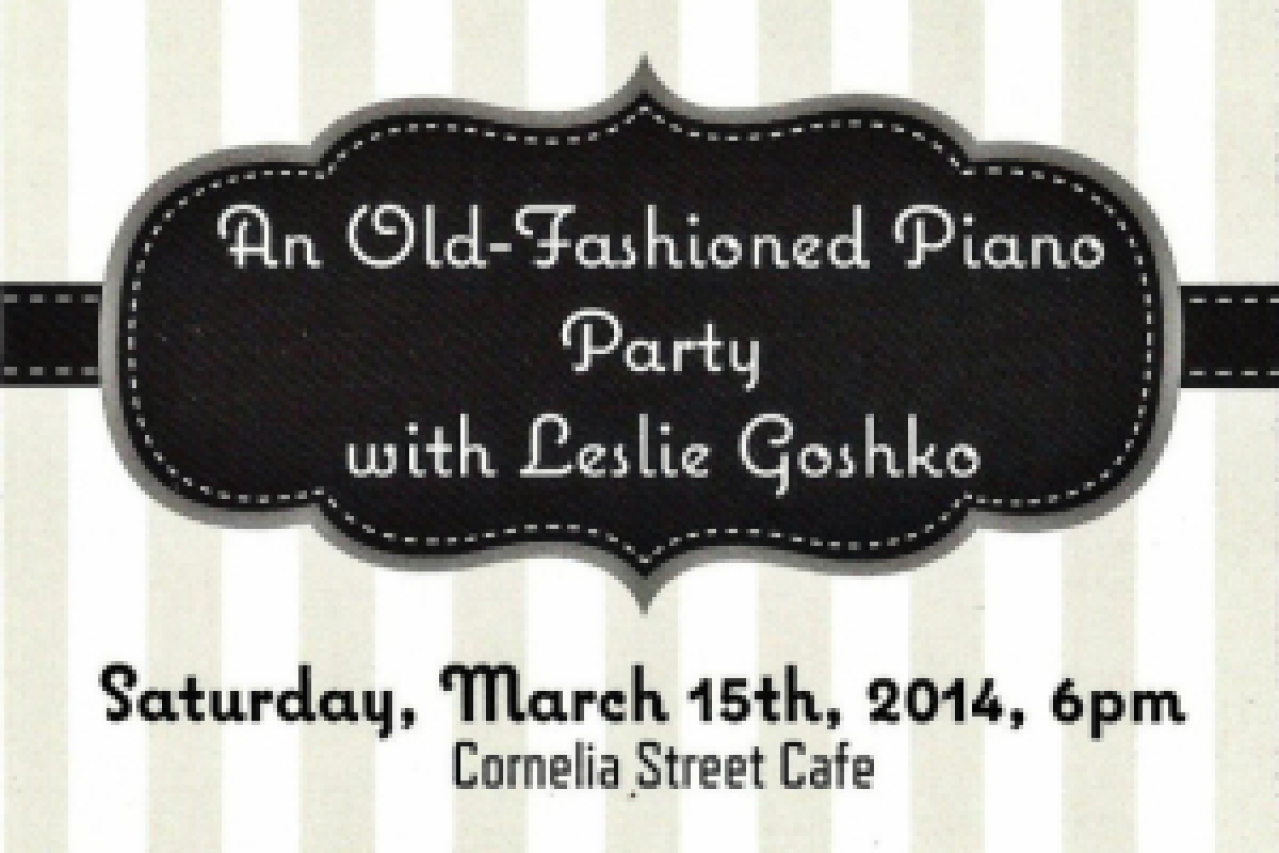 an oldfashioned piano party with leslie goshko logo 36769