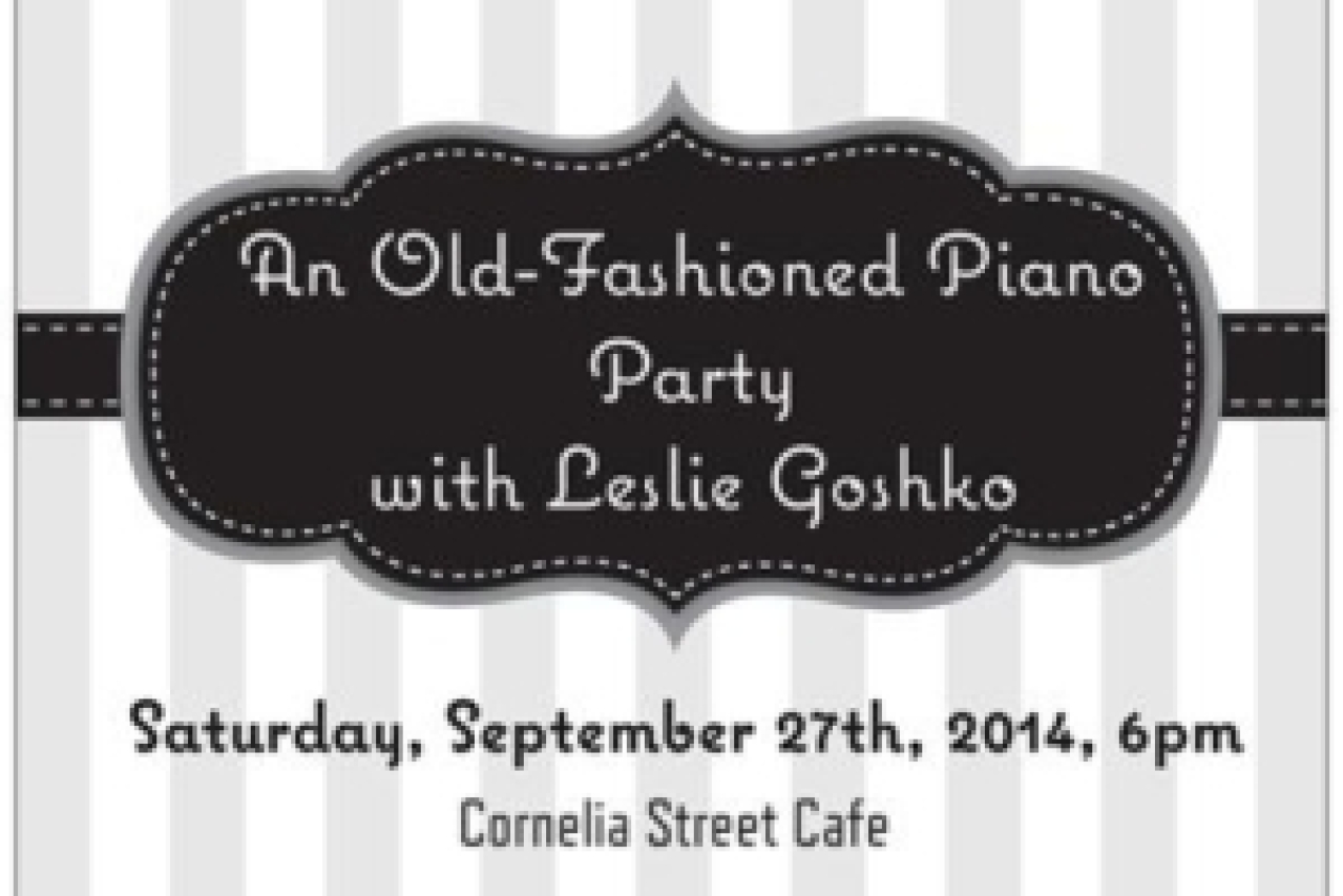 an oldfashioned piano party with leslie goshko logo 42022