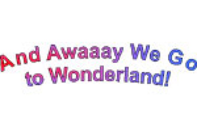 and awaaay we go to wonderland logo 27708