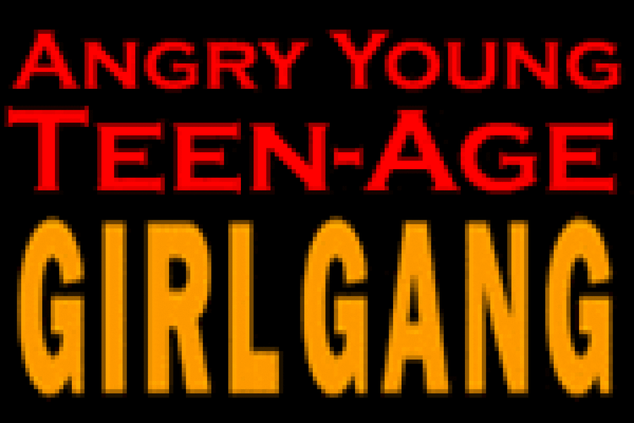 angry young teenage girl gang logo 2954