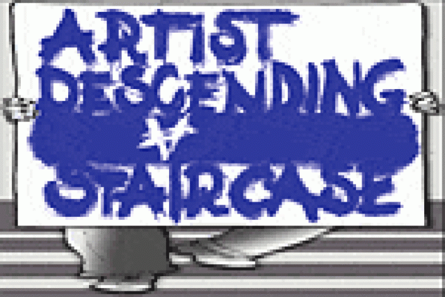 artist descending a staircase logo 29562