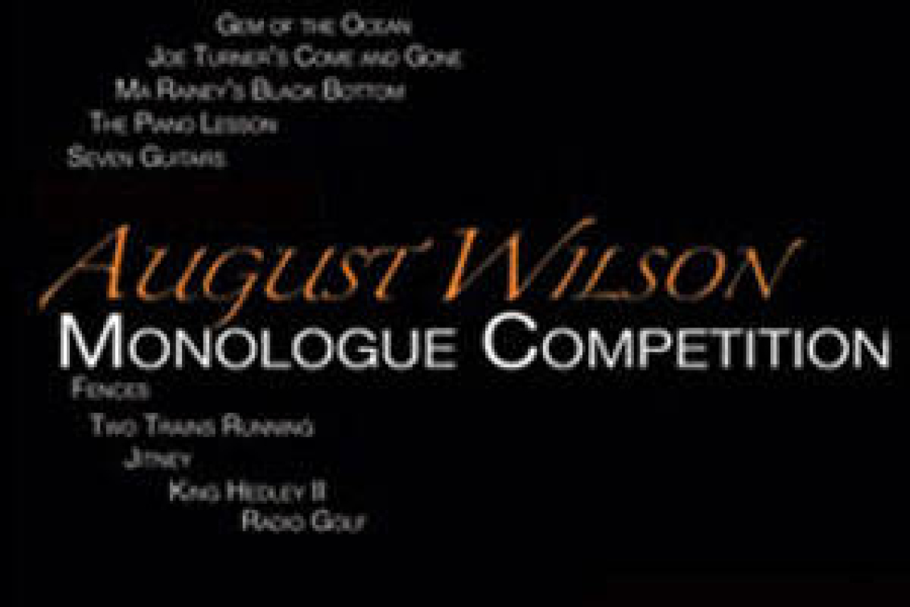 august wilson monologue competition logo Broadway shows and tickets
