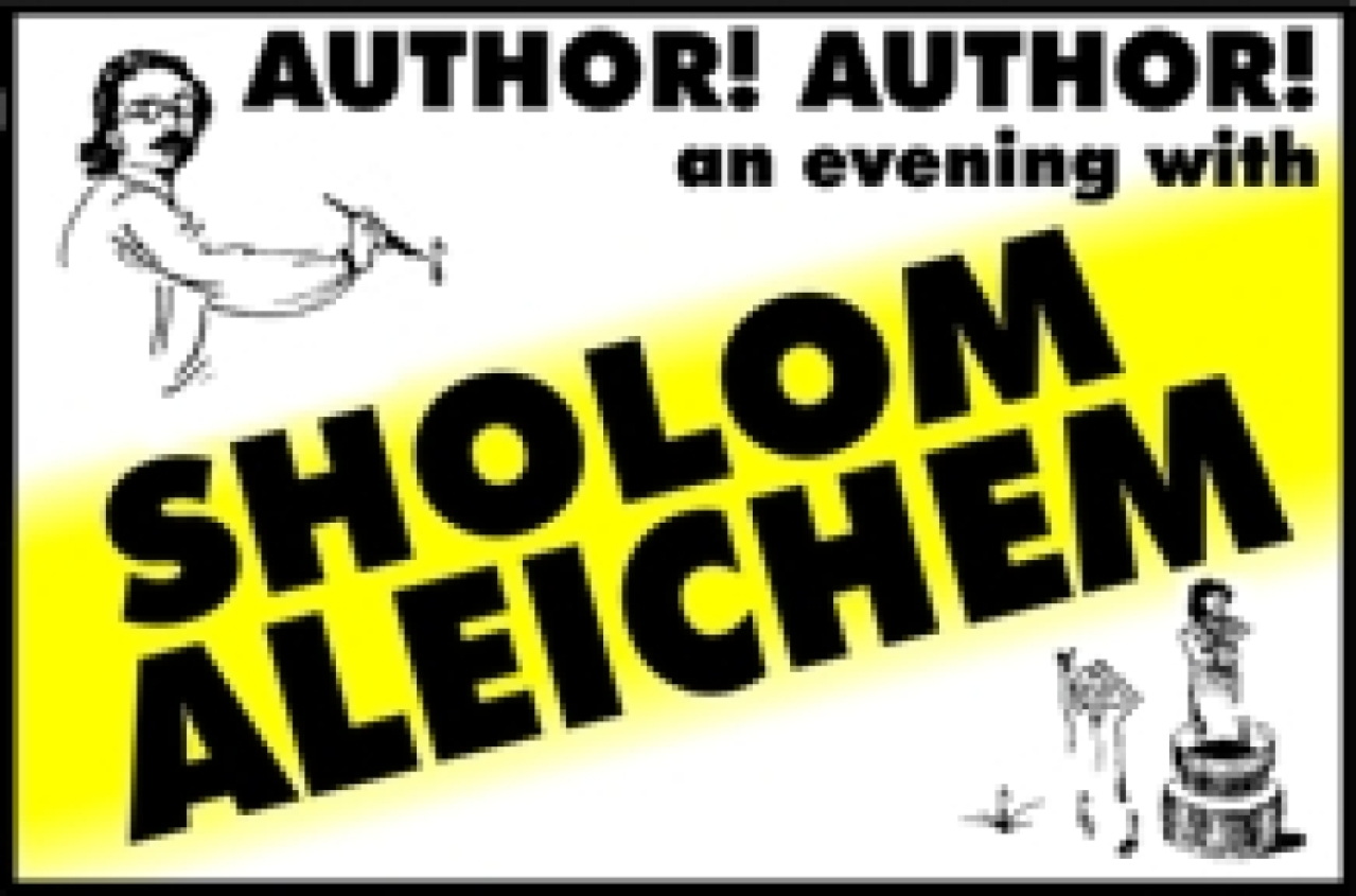 author author an evening with sholom aleichem logo 36226