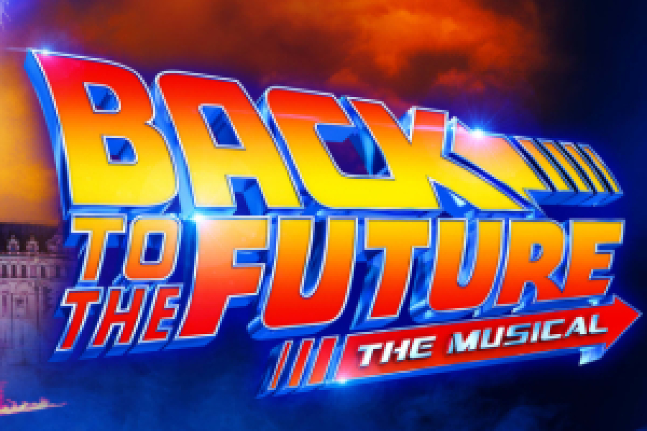 back to the future the musical logo 90994
