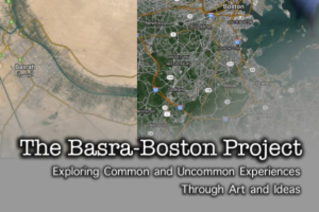 basraboston connections an iraqus collaboration in theater poetry art and music logo 60681