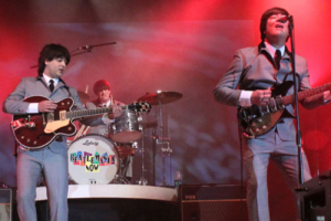 beatlemania now logo Broadway shows and tickets