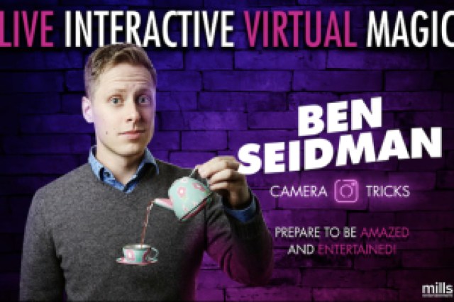 ben seidman camera tricks live interactive virtual magic logo 92450