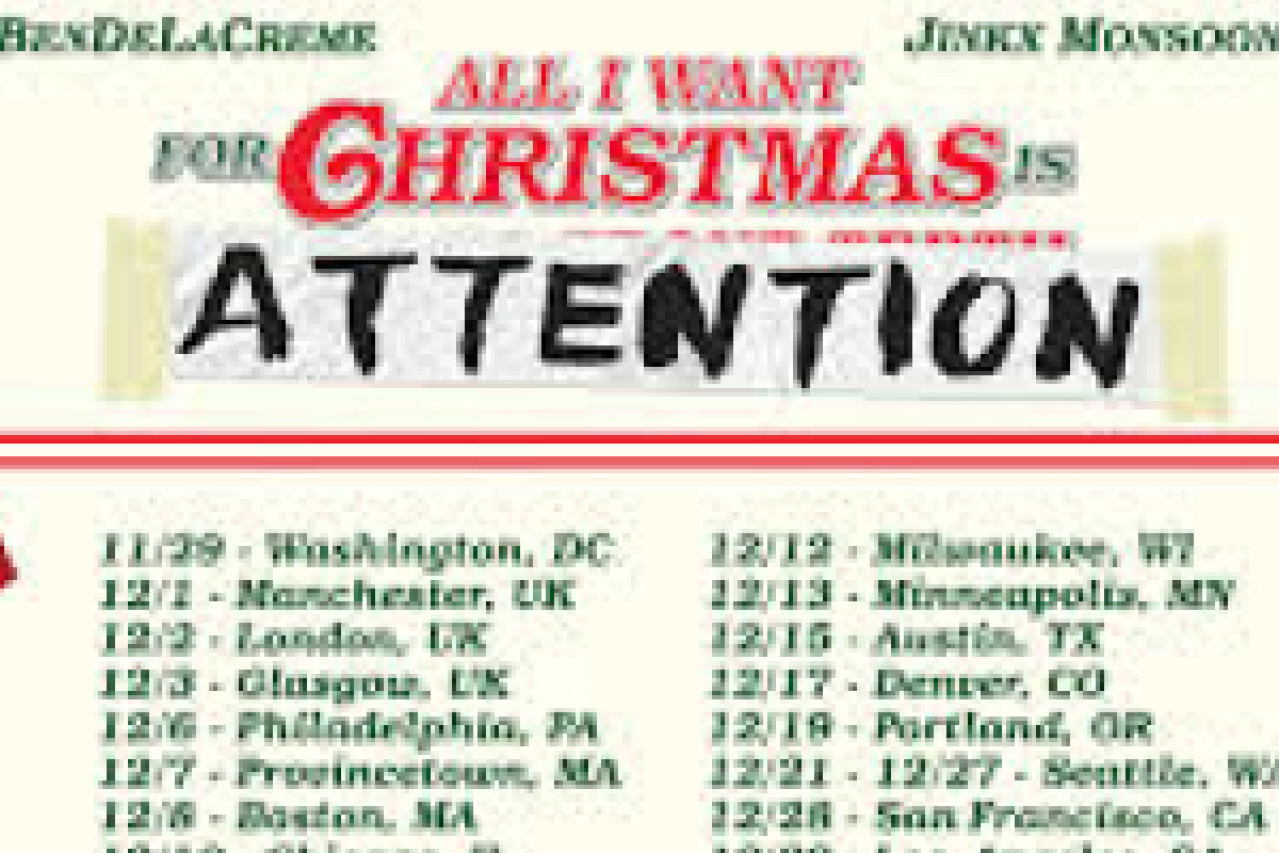 bendelacreme jinkx monsoon all i want for christmas is attention logo 89082