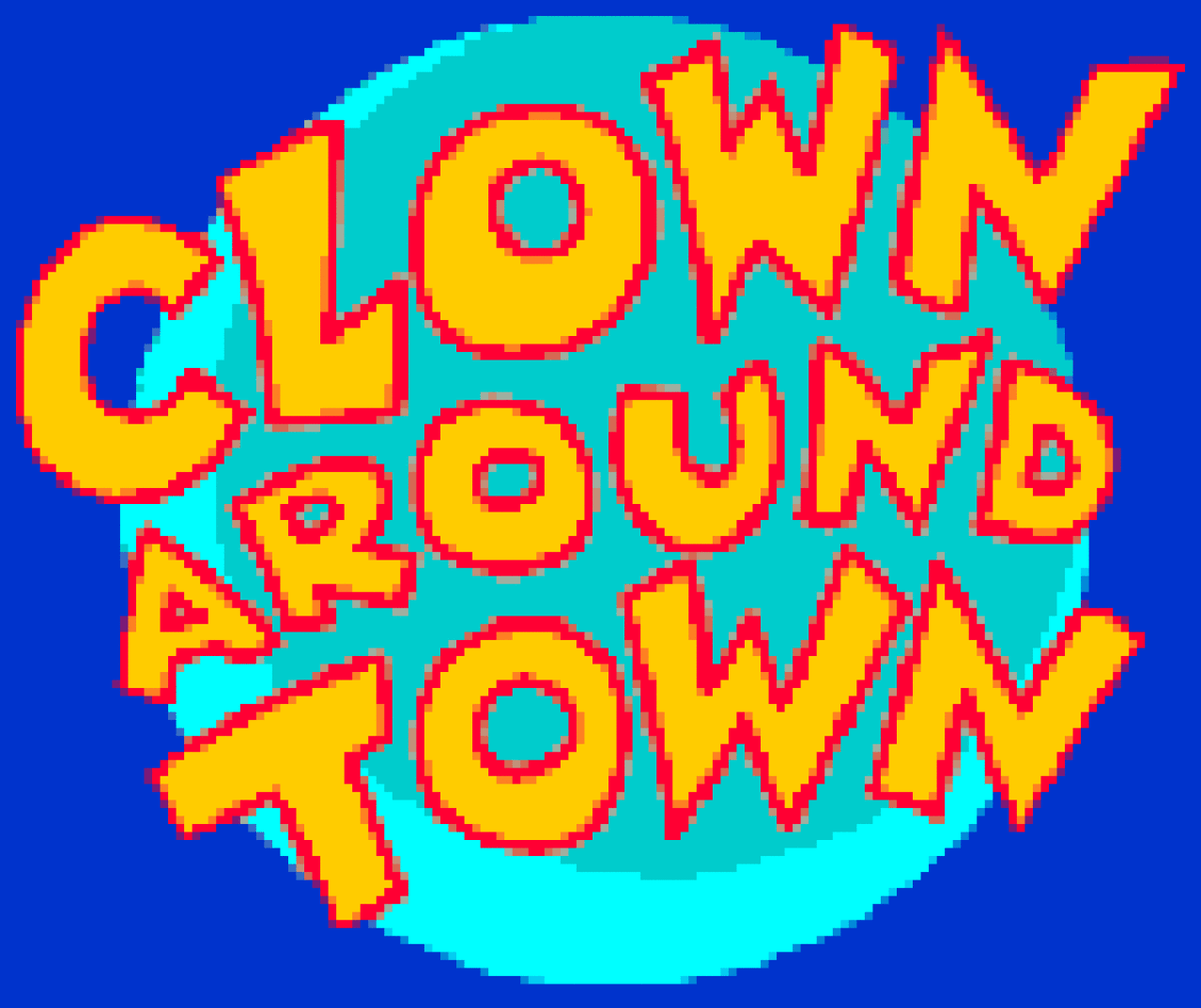big apple circus clown around town logo 1441