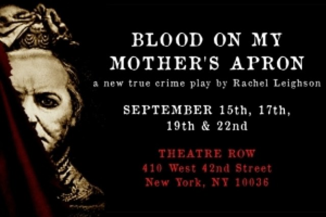 blood on my mothers apron logo 93861