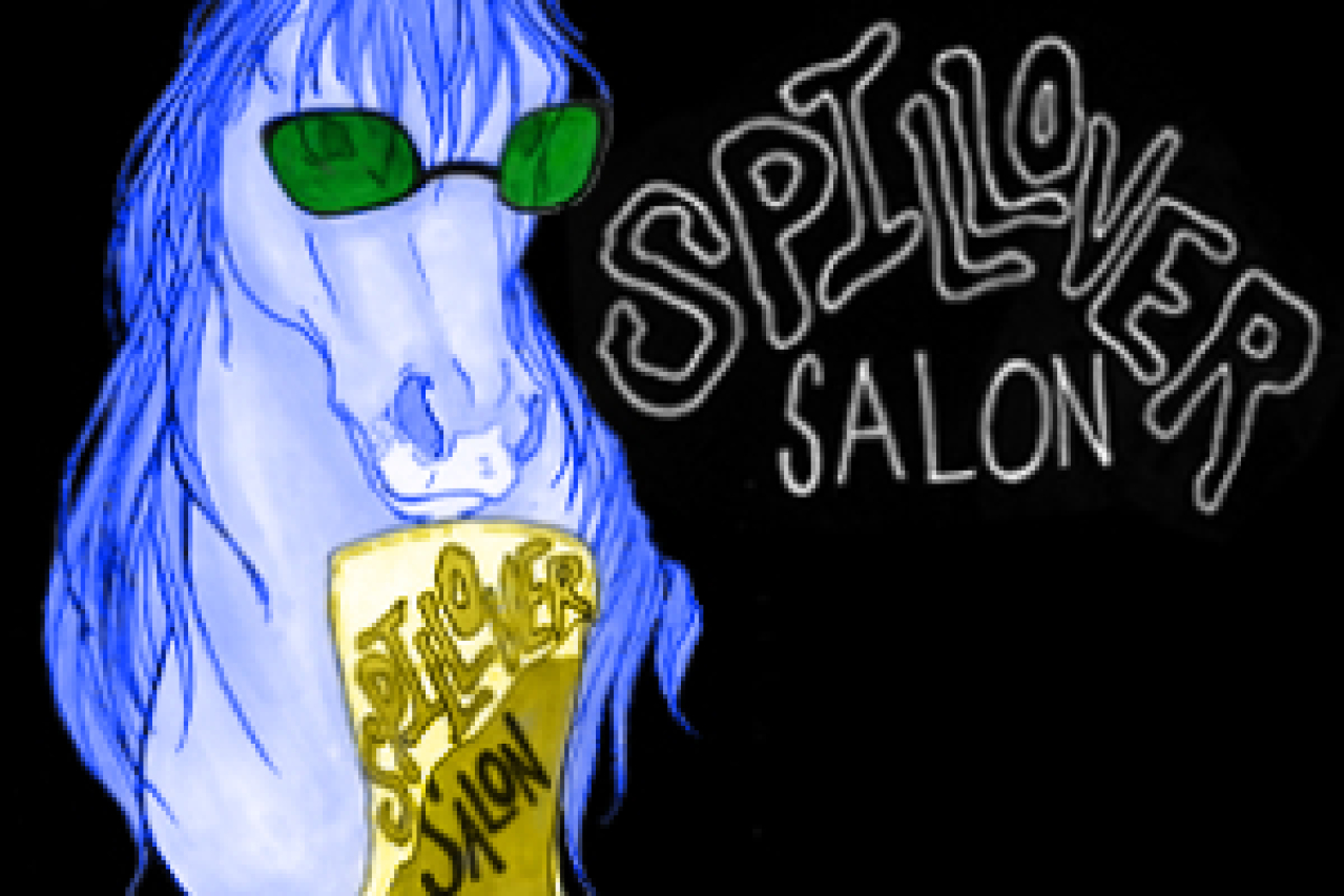 blue man group presents spillover salon logo 86732
