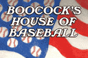 Boocock’s House of Baseball