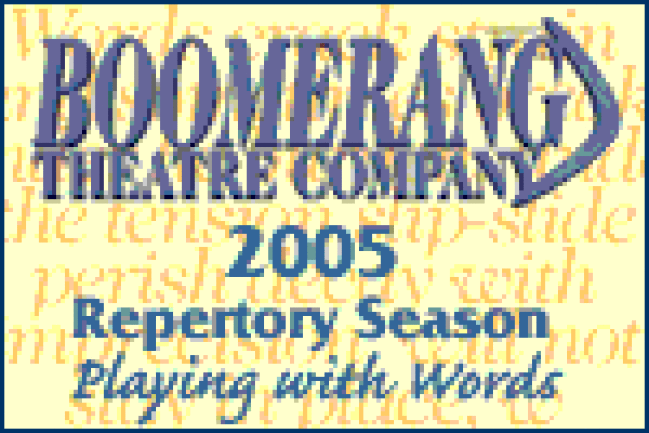 boomerang theatre company 2005 indoor repertory season logo 29437