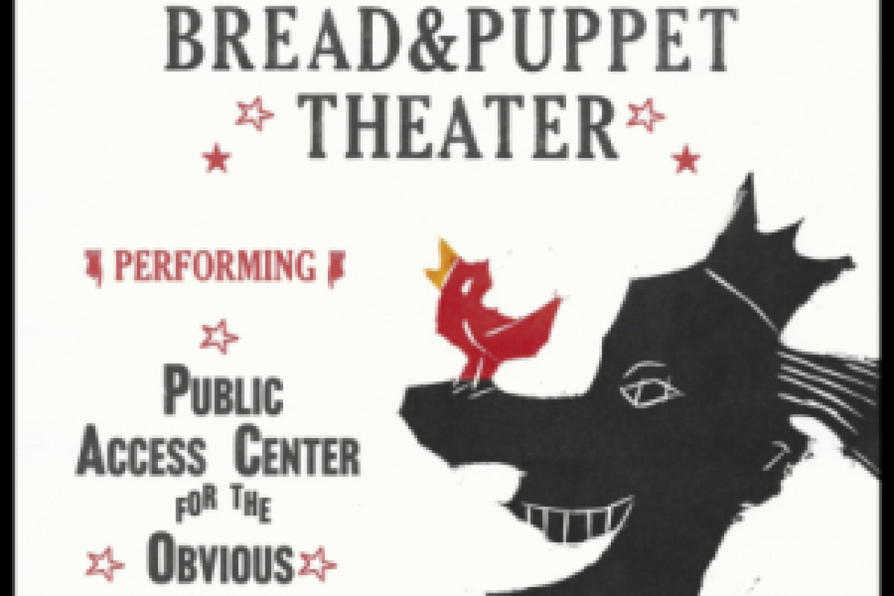 bread and puppet theater presents the public access center for the obvious logo 57089 1