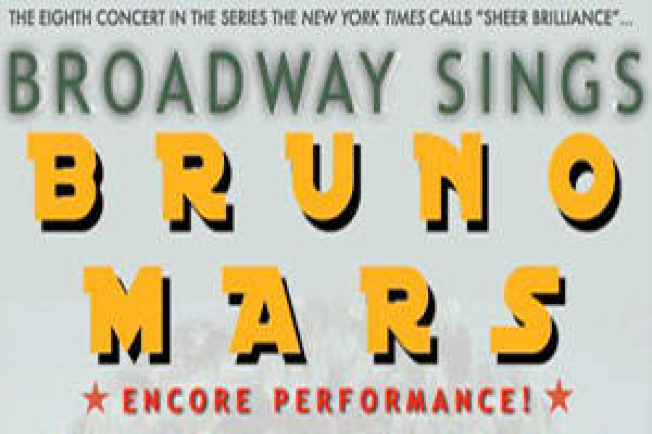 broadway sings bruno mars logo Broadway shows and tickets
