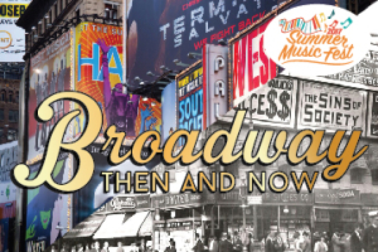 broadway then now logo Broadway shows and tickets