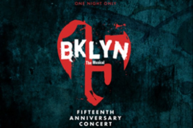 brooklyn the musical 15th anniversary reunion concert logo 87781