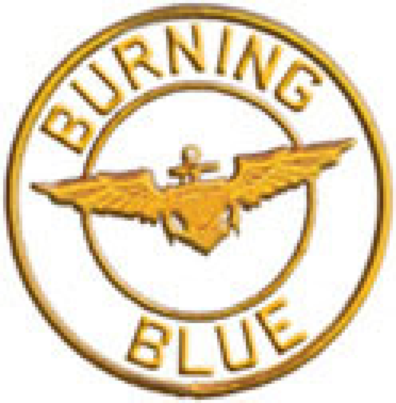 burning blue logo 1854