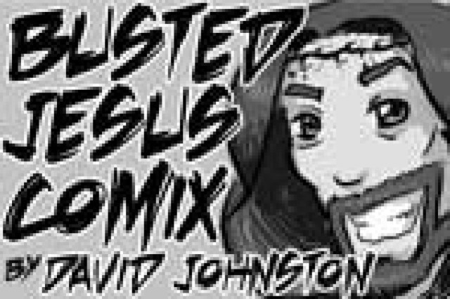busted jesus comix by david johnston logo 23043