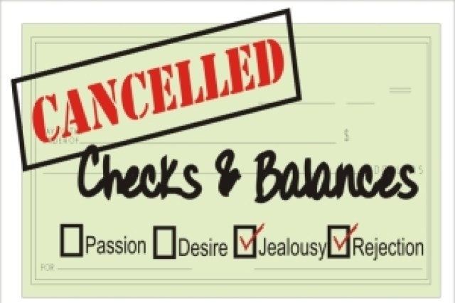 cancelled checks and balances logo 59311