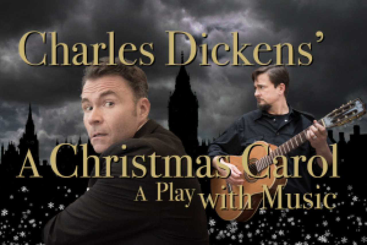 charles dickens a christmas carol a play with music logo 89018