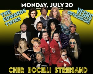 Cher, Bocelli, Streisand — The Edwards Twins Vegas Impersonators