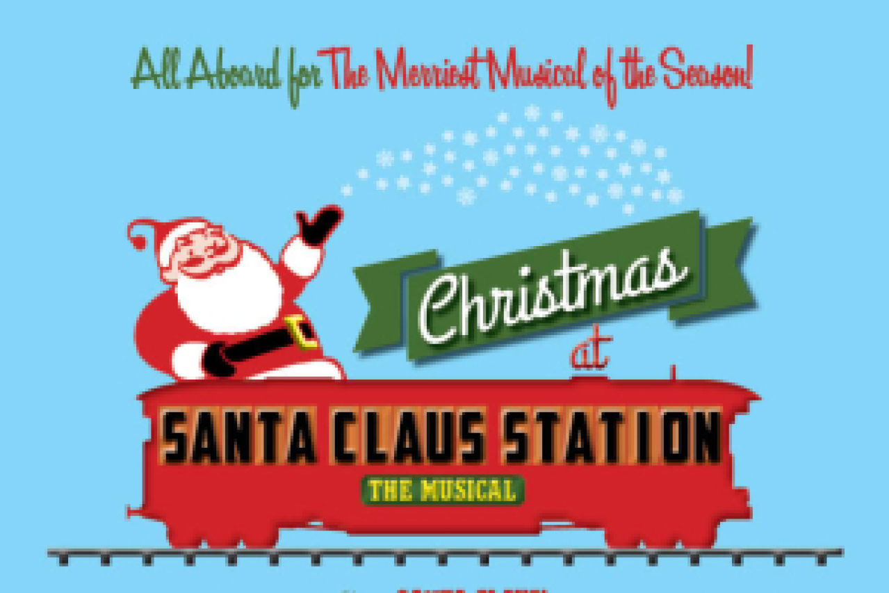 christmas at santa claus station a new musical logo 43673
