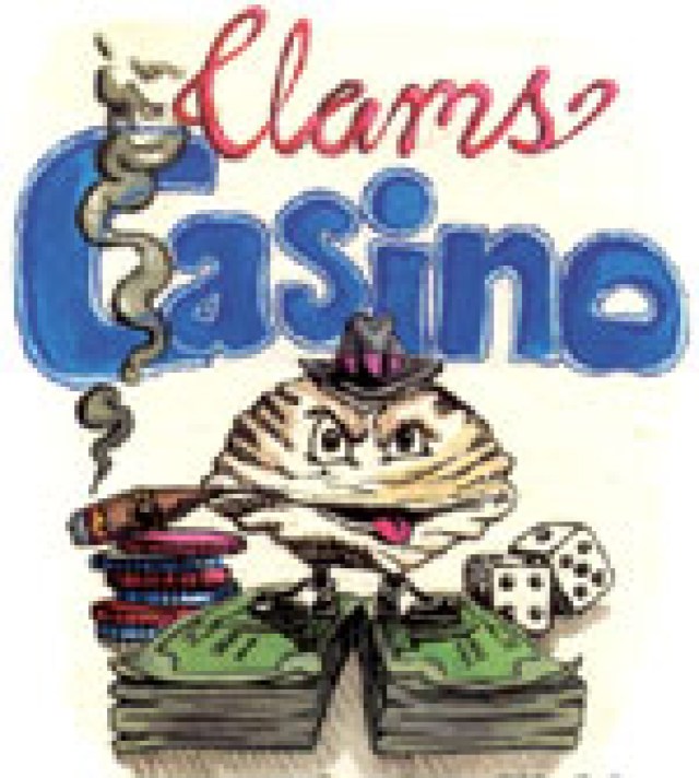 clams casino logo 2001