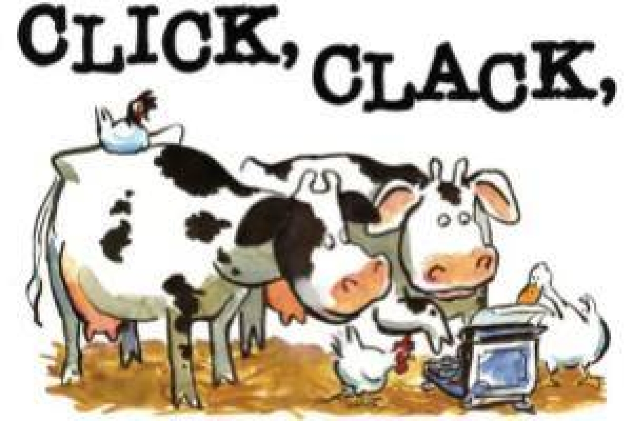 click clack moo logo Broadway shows and tickets