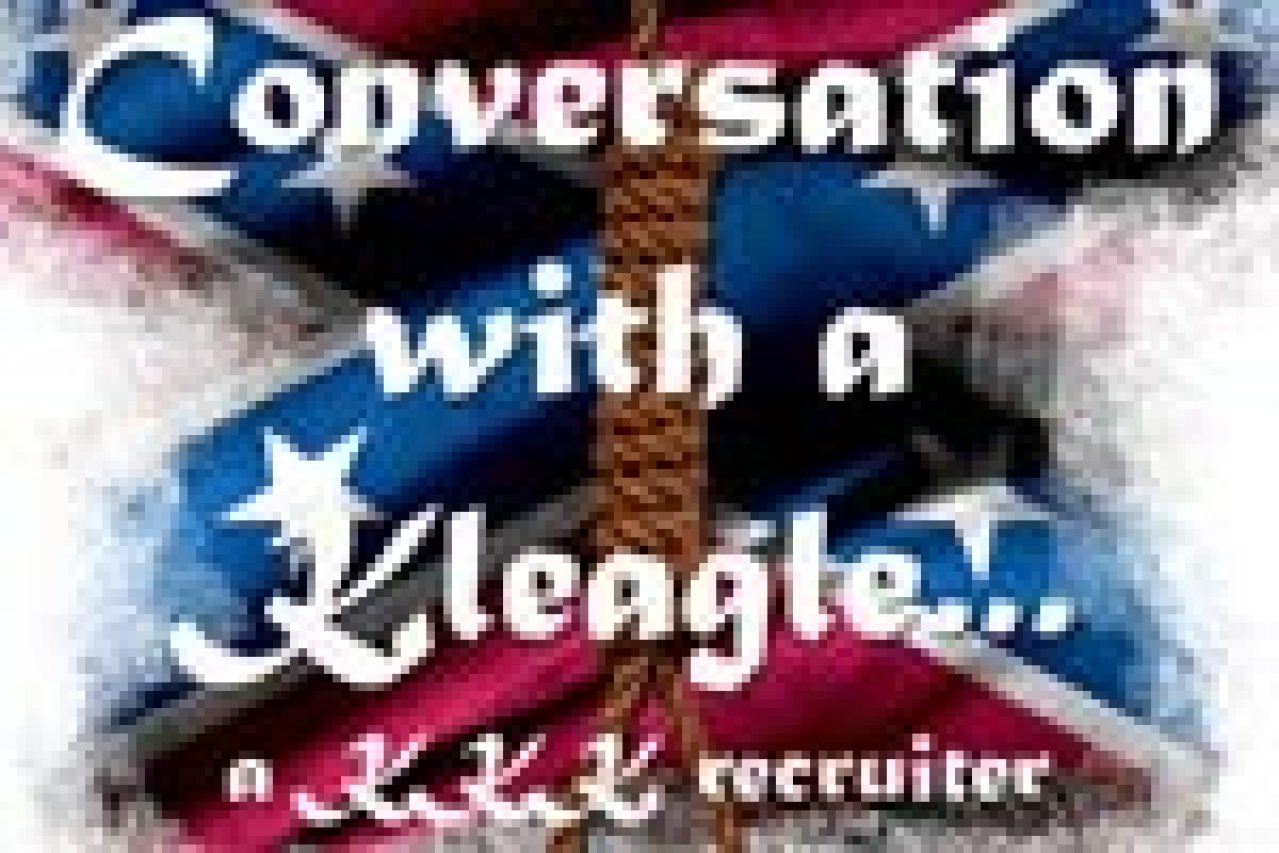 conversation with a kleagle interview with a kkk recruiter logo 9150