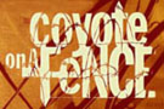 coyote on a fence logo 643