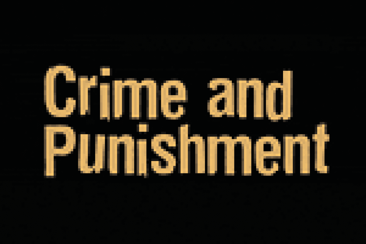 crime and punishment logo Broadway shows and tickets