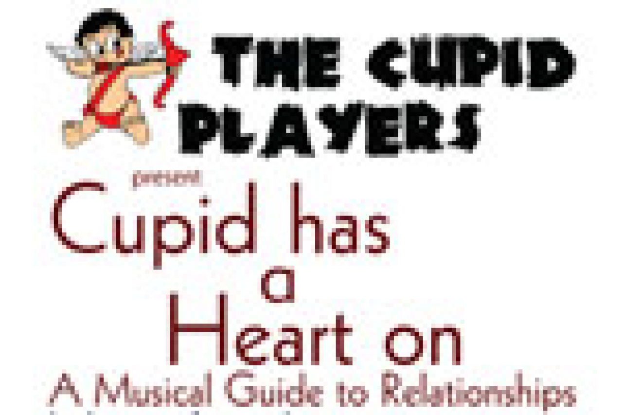cupid has a heart on a musical guide to relationships logo Broadway shows and tickets