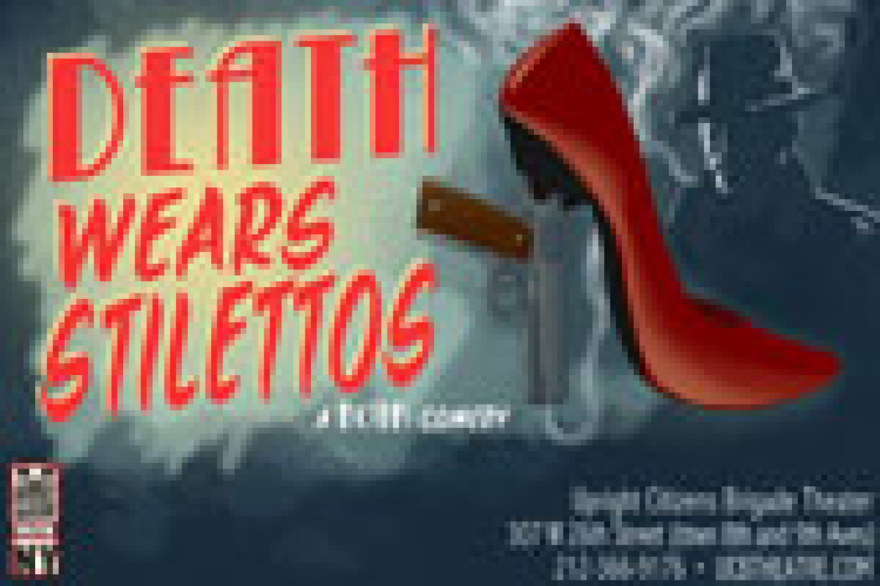 death wears stilettos a noir comedy logo 12528