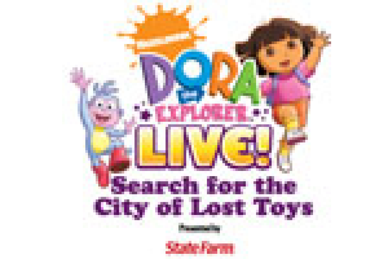 dora the explorer live search for the city of lost toys logo 21584