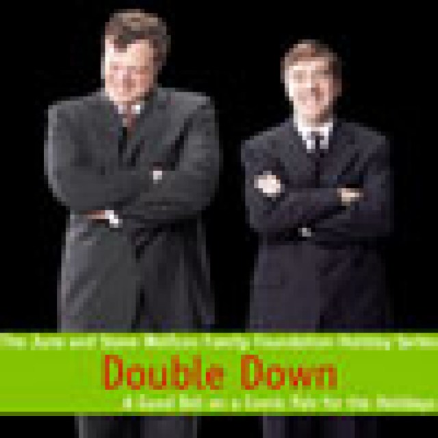double down a good bet on a comic pair for the holidays logo 29371