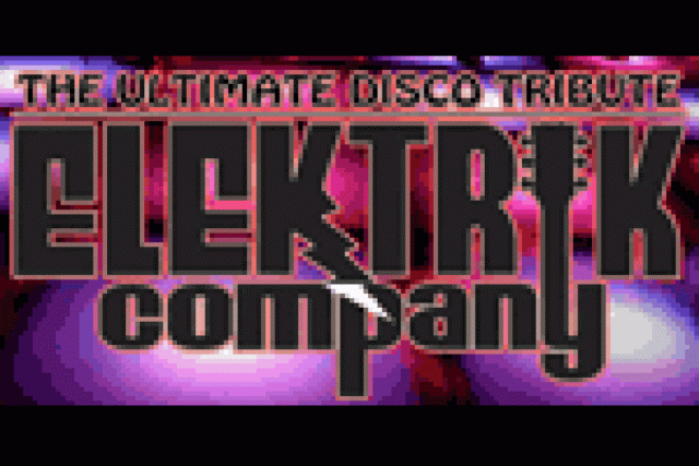 elektrik company the ultimate 70s disco tribute logo 15548