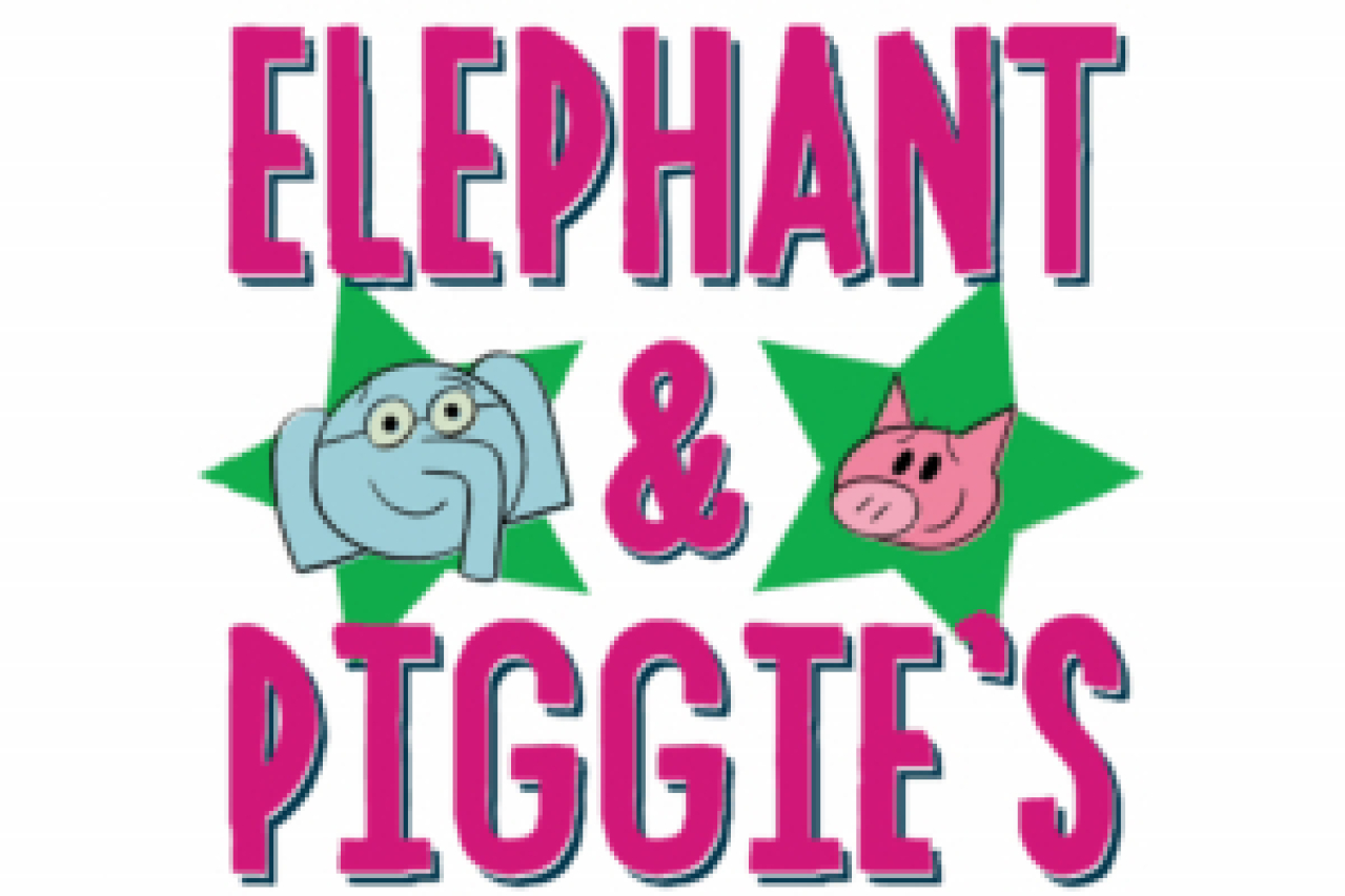 elephant and piggies we are in a play logo 89274