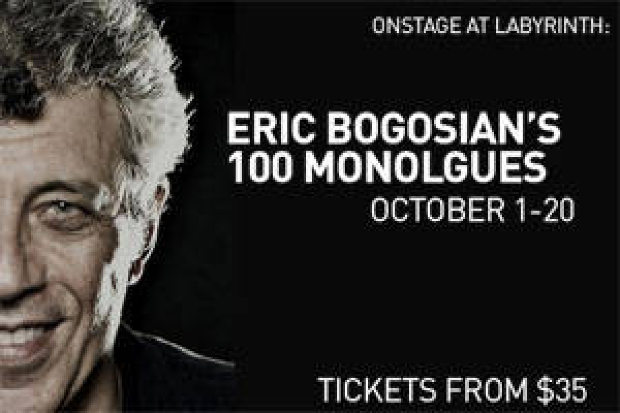 eric bogosian 100 monologues logo 33537