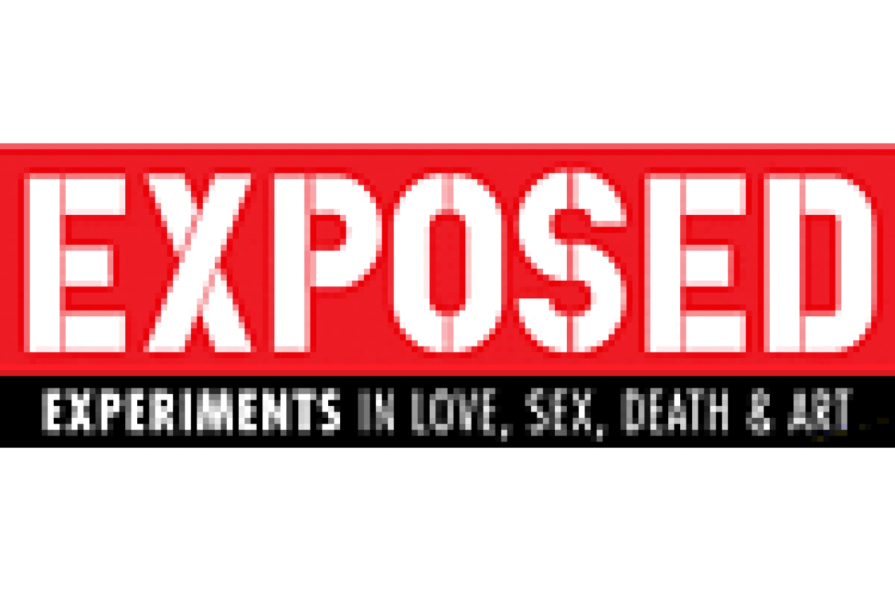 exposed experiments in love sex death art logo 26269