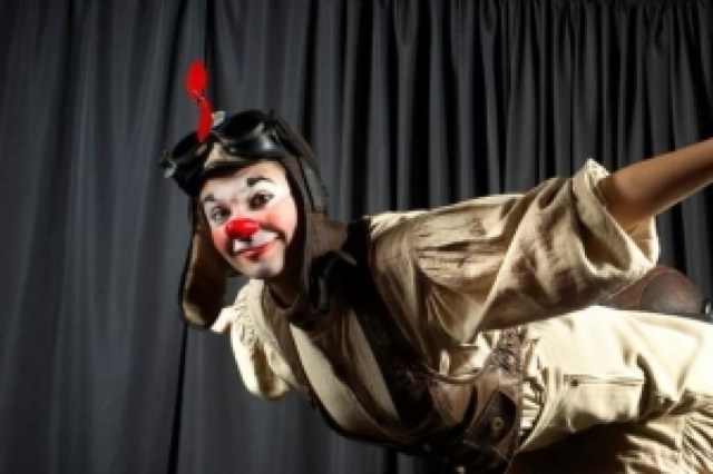 falling clown a night of physical comedy logo 44601