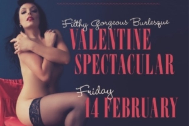 filthy gorgeous burlesque valentines spectacular logo 90407