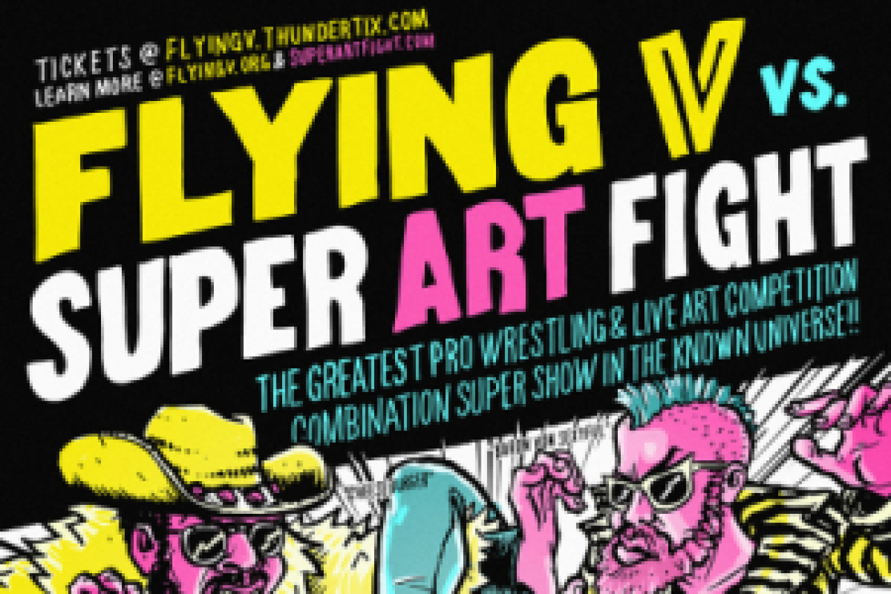 flying v vs super art fight logo 97972
