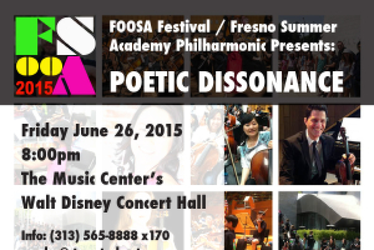 foosa philharmonic presents poetic dissonance logo 48908