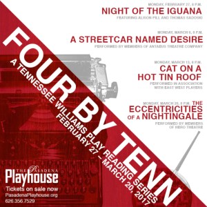 Four by Tenn: A Tennessee Williams Play Reading Series