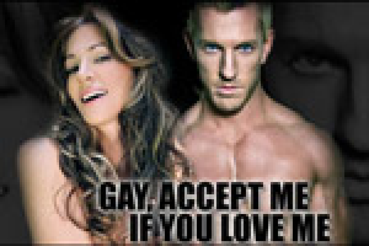 gay accept me if you love me logo 15286