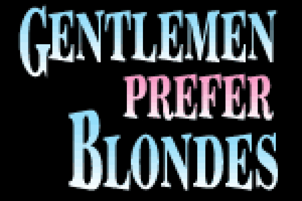 gentlemen prefer blondes logo Broadway shows and tickets